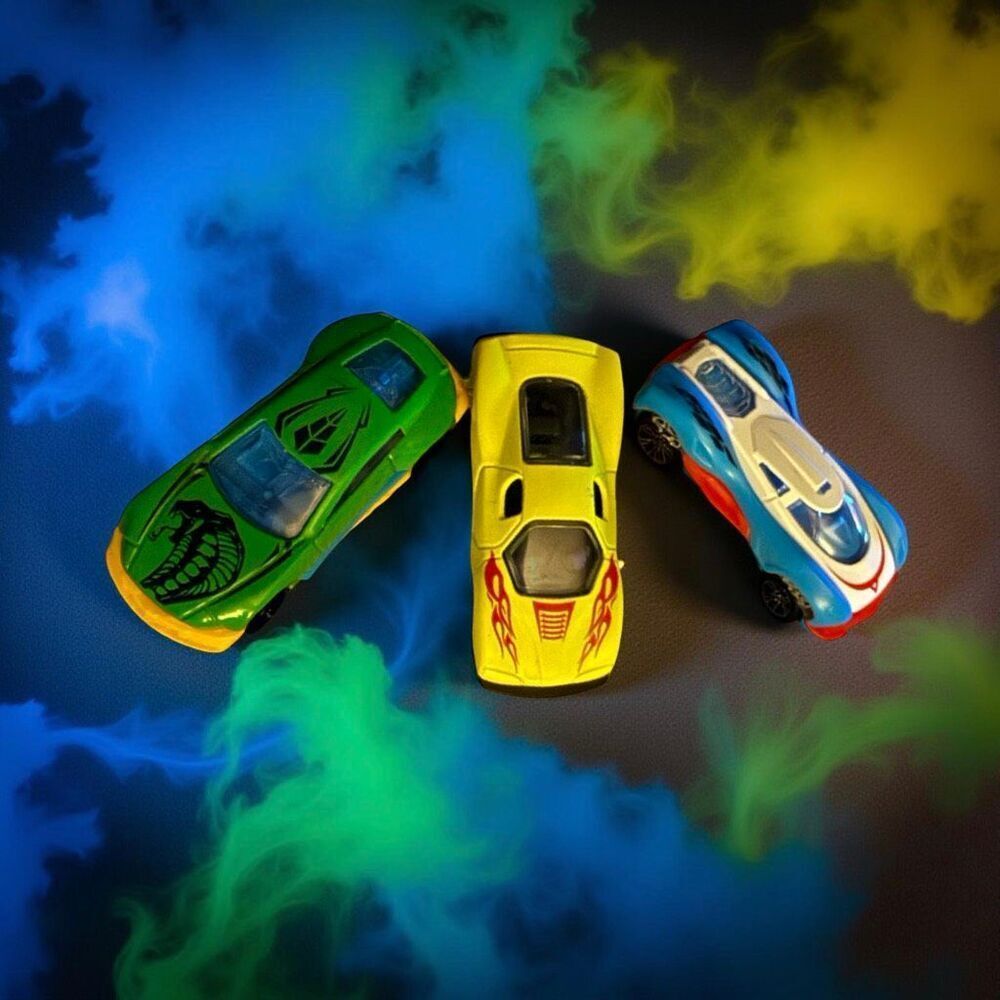 (3) 2021Greenbrier International Fantasy Racer Car Die-Cast Race Cars